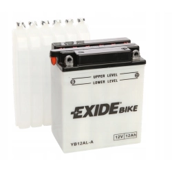 AKUMULATOR MOTOCYKLOWY EXIDE BIKE 12V 12AH YB12AL-A - NAJNOWSZY MODEL