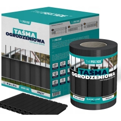 TAŚMA OGRODZENIOWA ANTRACYT 19cm x 35m OSŁONA NA OGRODZENIE PANELOWE UV
