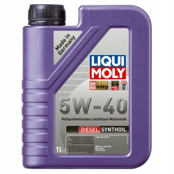 Olej silnikowy LIQUI MOLY OLEJ DIESEL SYNTHOIL 5W-40 1340 1L