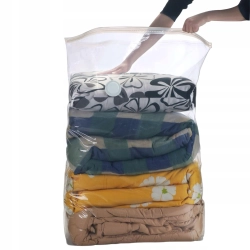 WOREK PRÓŻNIOWY KOZAK NA POŚCIEL KOC KOŁDRĘ UBRANIA 80x100x30 CM KOSTKA