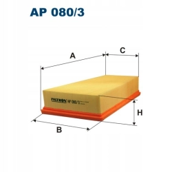 FILTR POWIETRZA FILTRON AP080/3 CITROEN AP 080/3