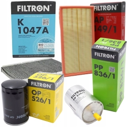 ZESTAW FILTRÓW FILTRON DO VW GOLF IV 1.6 1.8T 1.8 2.0