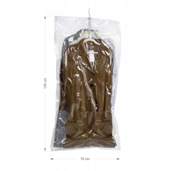 WORKI PRÓŻNIOWE WISZĄCE Z WIESZAKIEM KOZAK 70x145 CM NA PŁASZCZE KURTKI