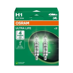OSRAM H1 ULTRA LIFE ŻARÓWKI SAMOCHODOWE Z WYDŁUŻONĄ ŻYWOTNOŚCIĄ