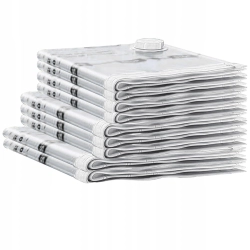 WORKI PRÓŻNIOWE KOZAK ZESTAW 9 ELEMENTÓW NA UBRANIA ODZIEŻ POŚCIEL KURTKI