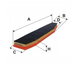 FILTR POWIETRZA FILTRON AP 028/4 DO BMW X3