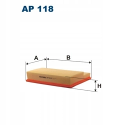 FILTR POWIETRZA FILTRON AP 118 MERCEDES
