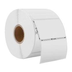 ETYKIETY TERMICZNE BIAŁE 80x50 mm 1000 szt