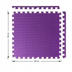 OCHRONNA MATA PODŁOGA GUMOWA PUZZLE NA SIŁOWNIĘ POD SPRZĘT 4 SZT 60x60