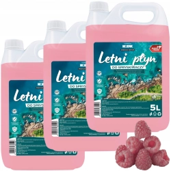 LETNI PŁYN DO SPRYSKIWACZY EFEKT NIEWIDZIALNEJ WYCIERACZKI WYDAJNY 15L 3x5L