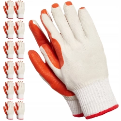 RĘKAWICE ROBOCZE BRUKARSKIE GRUBY LATEKS ROOSTER ROZMIAR 10 - XL 12 PAR