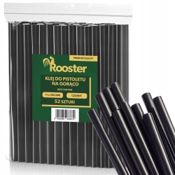 MOCNY KLEJ DO PISTOLETU NA GORĄCO PDR CZARNY WKŁADY 11x200mm ~52SZT 1KG