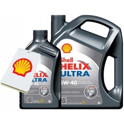 SHELL HELIX ULTRA 5W40 5W-40 5L (4L+1L) + GRATIS