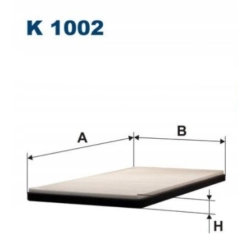 FILTR KABINOWY FILTRON K 1002