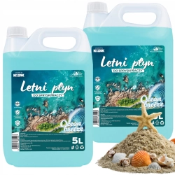 LETNI PŁYN DO SPRYSKIWACZY ZAPACHOWY 10L USUWA OWADY SKUTECZNY OCEAN BREEZE