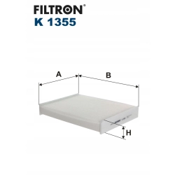 FILTR KABINOWY FILTRON K 1355