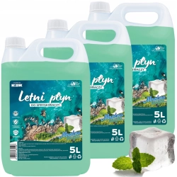 LETNI PŁYN DO SPRYSKIWACZY ZAPACHOWY 15L USUWA OWADY SKUTECZNY - MIĘTA