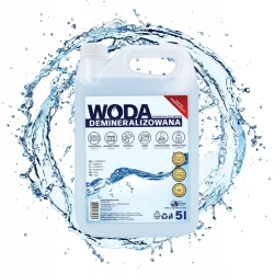 WODA DEMINERALIZOWANA 5L PREMIUM NAJCZYSTSZA