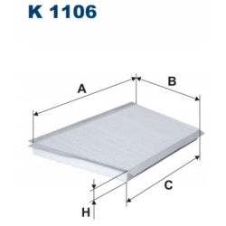 FILTR KABINOWY FILTRON K1106 MERCEDES K 1106