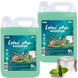 LETNI PŁYN DO SPRYSKIWACZY ZAPACHOWY 10L USUWA OWADY SKUTECZNY - MIĘTA