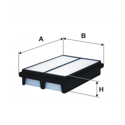 FILTR POWIETRZA FILTRON AP 108/8 DO HYUNDAI SONATA