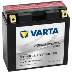 AKUMULATOR VARTA YT14B-BS YT14B-4 12V 12AH 190A
