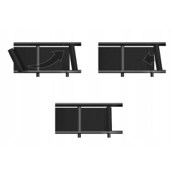 TAŚMA OGRODZENIOWA ANTRACYT 19cm x 26m PREMIUM OGRODZENIE PANELOWE + UV