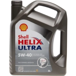OLEJ SILNIKOWY SHELL HELIX ULTRA 5L 5W40 DIESEL BENZYNA GAS + GRATIS