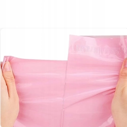 RÓŻOWE MOCNE FOLIOPAKI KURIERSKIE FOLIOPAK KURIERSKI 450x550 50 SZTUK