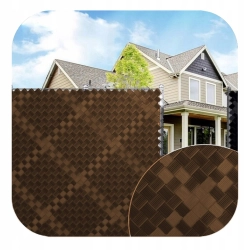 TAŚMA OGRODZENIOWA BRĄZOWA 4,75cm x 35m BASIC LINE OGRODZENIE PANELOWE + UV