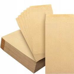 KOPERTA KOPERTY BRĄZOWE BIUROWE LISTOWE C5 BEZ OKIENKA MOCNY KLEJ 500 SZT