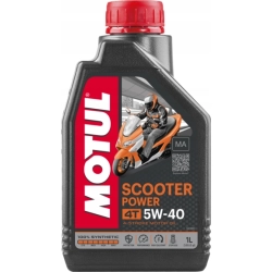 MOTUL SCOOTER POWER 4T 5W40 1L SN JASO MA SKUTER