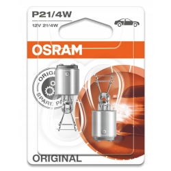 ŻARÓWKI OSRAM P21/4W ORIGINAL 12V 2SZT BAZ15D