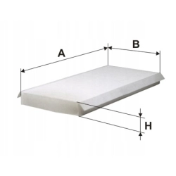 FILTR KABINOWY FILTRON K1054 DO FORD K 1054