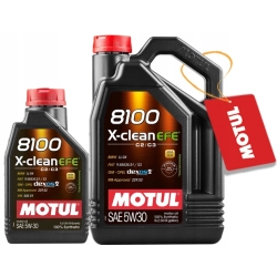 MOTUL 8100 X-CLEAN EFE 5W30 6L (5L+1L) ACEA C2/C3