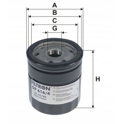 FILTR OLEJU FILTRON OP 616/4