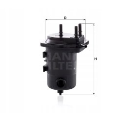 FILTR PALIWA MANN WK939/8X DO RENAULT CILO KANGOO