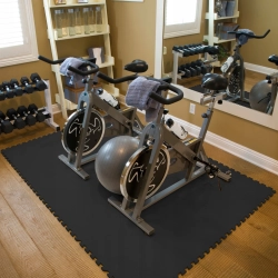 OCHRONNA MATA PODŁOGA GUMOWA PUZZLE NA SIŁOWNIĘ POD SPRZĘT 6 SZT 60x60