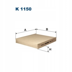 FILTR KABINOWY FILTRON K1150 FORD VOLVO K 1150