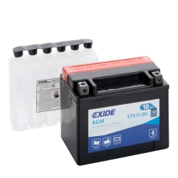 EXIDE BIKE 12V 10Ah 150A YTX12-BS ETX12-BS