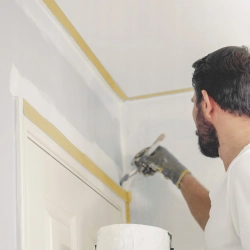 MOCNA TAŚMA PAPIEROWA KOZAK MALARSKA ŻÓŁTA UV 19mm x 50m