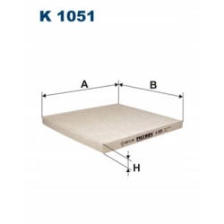FILTR KABINOWY FILTRON K 1051