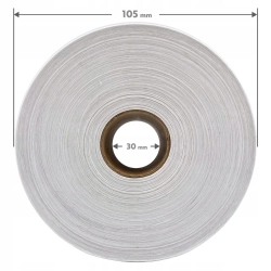 ETYKIETY TERMICZNE SAMOPRZYLEPNE SUPER BIAŁE 100x150 MM 500 SZTUK 24 ROLKI