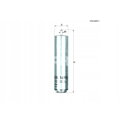 FILTR PALIWA KNECHT KL 169/4D