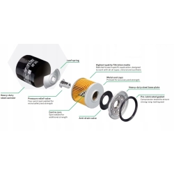 FILTR HIFLOFILTRO HF138 DO SUZUKI APRILIA HF 138