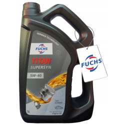 FUCHS TITAN SUPERSYN 5W40 5L ACEA A3/B4