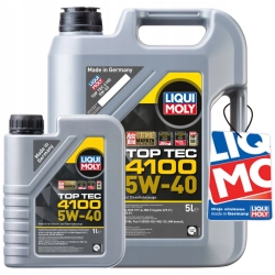 LIQUI MOLY TOP TEC 4100 5W-40 6L 9511 2686 5L + 1L
