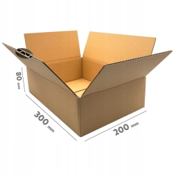 KARTON PUDEŁKO PACZKOMAT A 300x200x80 MOCNY 10 SZTUK