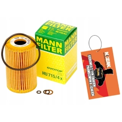 FILTR OLEJU MANN HU 715/4 X BMW HU 715/4 X