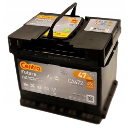 AKUMULATOR CENTRA FUTURA 47AH 450A NOWY MODEL